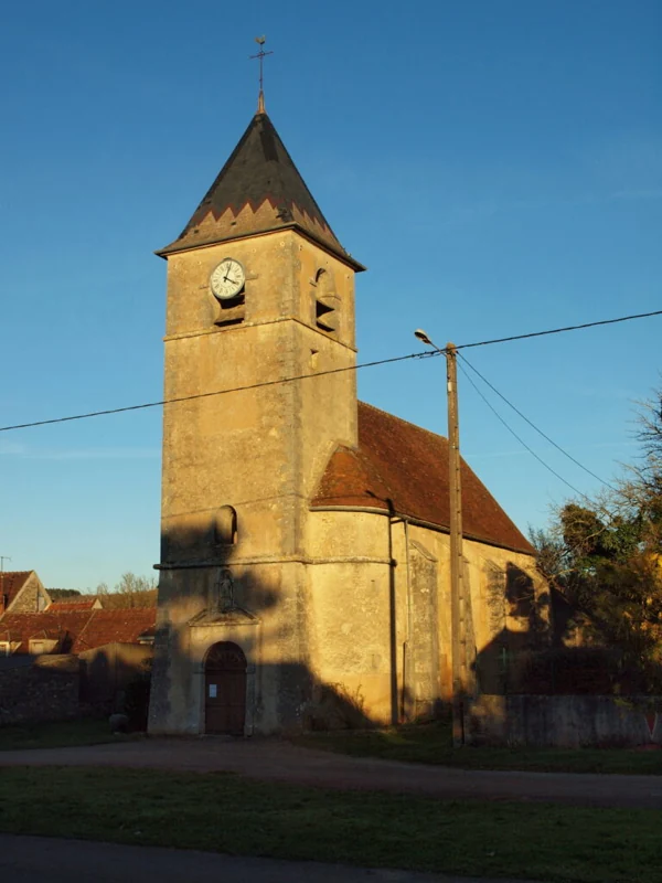 Asnières-sous-Bois, l’église Saint-Sulpice : le village où les registres font vivre la famille La Humière–Despland, de 1672 à 1713.